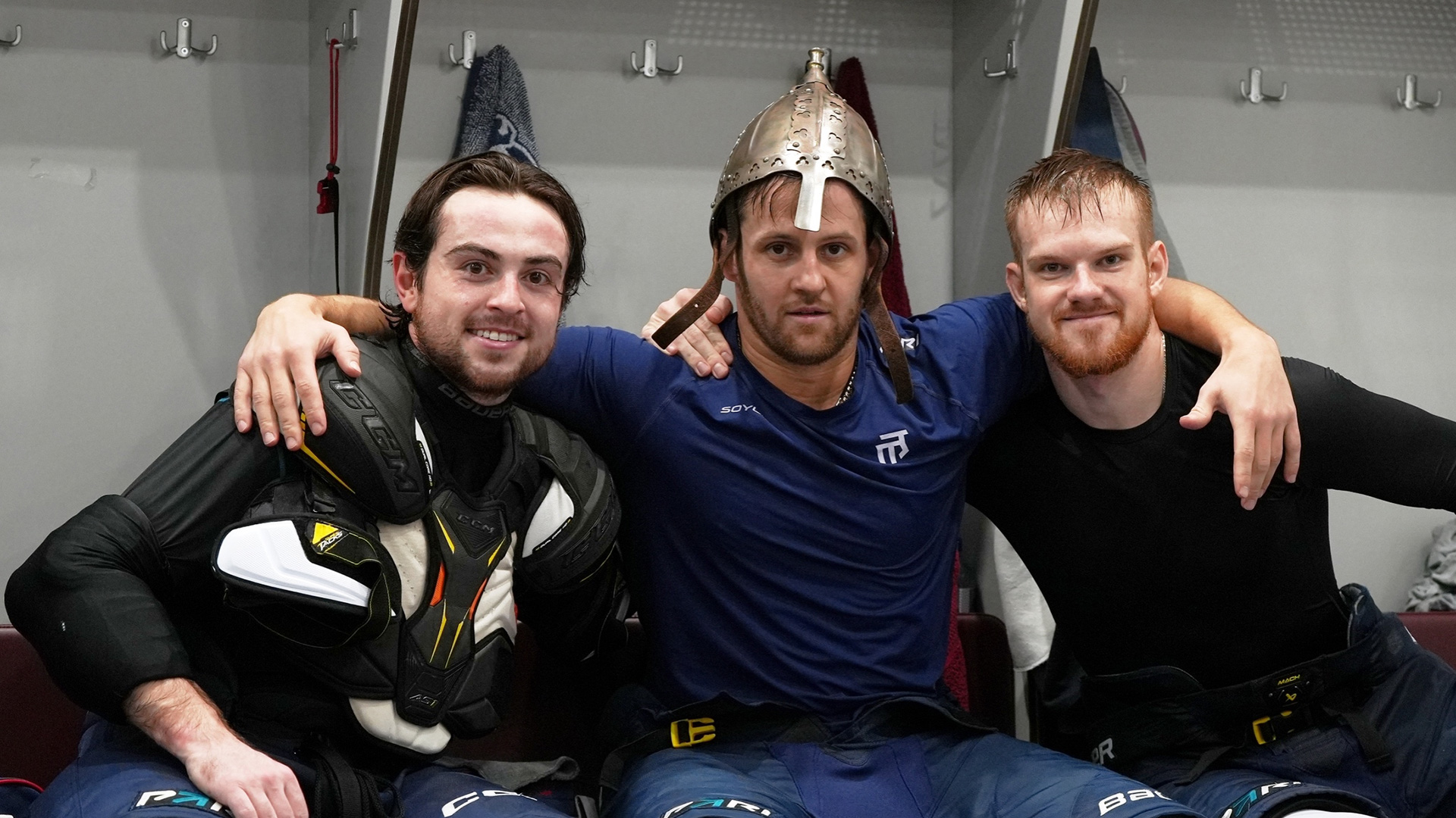 Победная раздевалка после матча с «Автомобилистом»